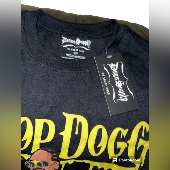 Unisex Snoop Dogg Doggy Style Black Tee Size s/P - Picture 3 of 3